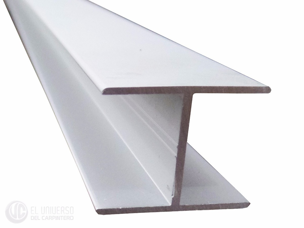 PERFIL UNION TABLEROS TIPO-H PTAS. CLOSETS 15MM L=4M