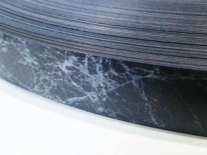 CANTO MARMOL NEGRO 1X23MM ABS