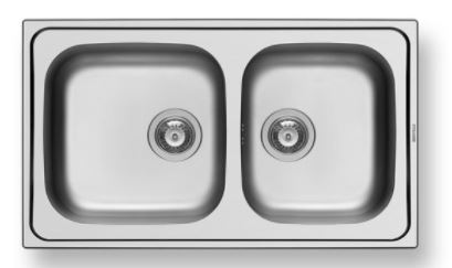 FREGADERO 2B 86X50X18 ARIADNE/AMALTIA