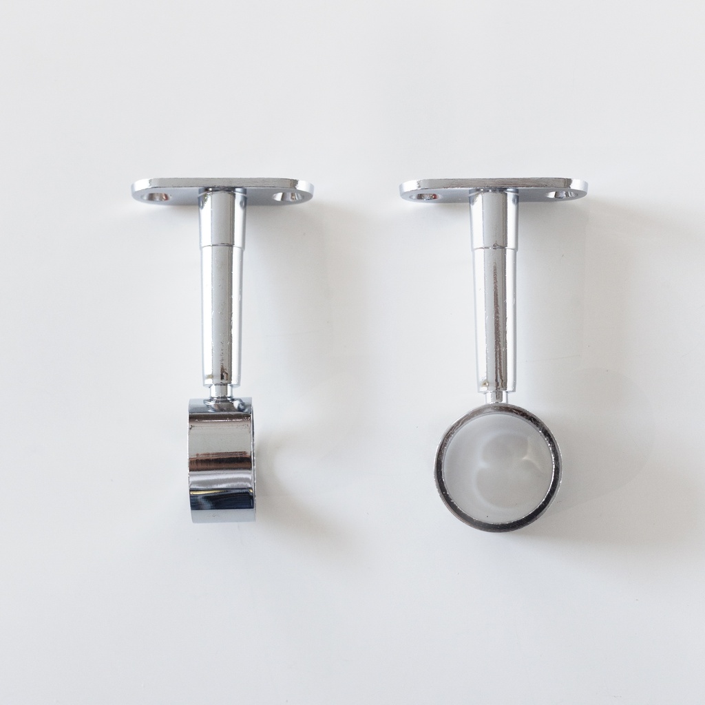 SOPORTE CENTRAL P/TUBO CLOSET REDONDO 25MM.