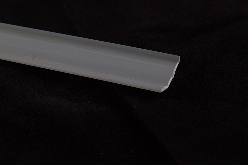 CUBREPERFIL PVC PTA VIDRIO Y ALUMINIO L2500MM 2.5 MT