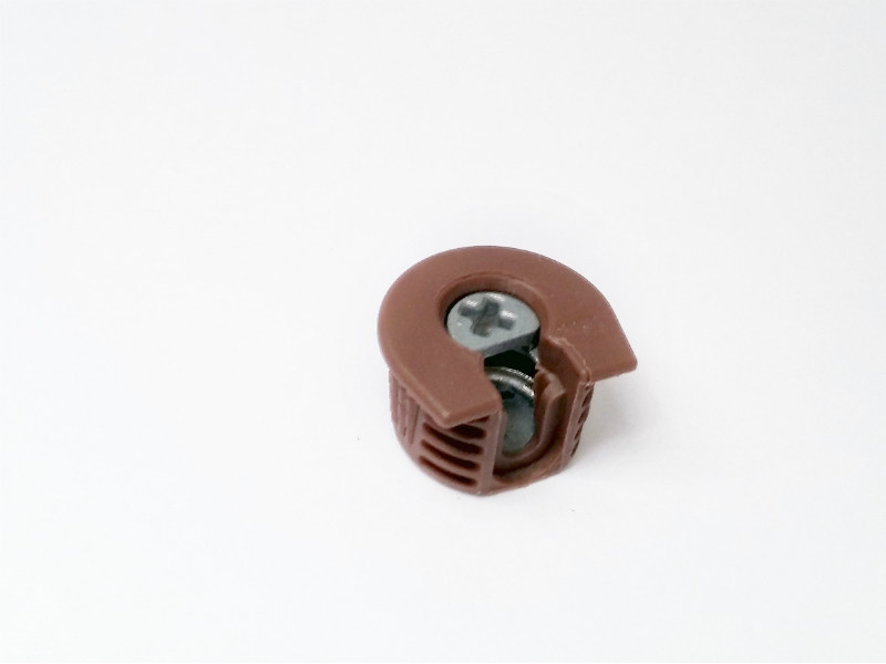 SOPORTE ENSAMBLE 19MM MARRON VV MINIFIX