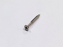 [1187] TORNILLO PB NIQ 6X1-1/4" Union por la cara del tablero de 18mm