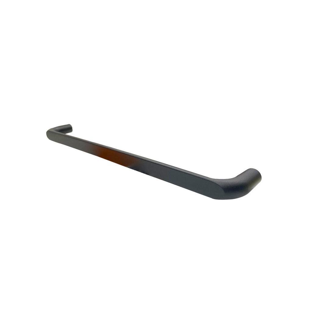 TIRADOR NEGRO MATE BARRA PLANO I=224MM