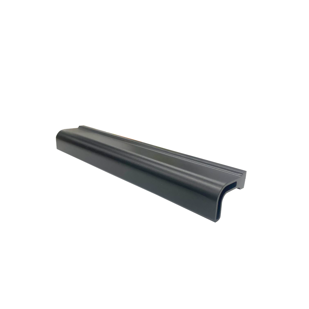 TIRADOR TIPO GOLA  CURVO NEGRO MATE  L 160MM
