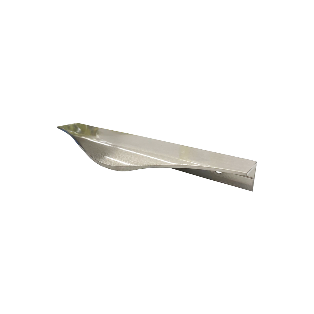 TIRADOR TIPO GOLA OVALADO NIQUEL.  147MM