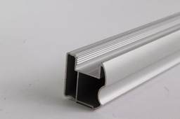 [1538] TIRADOR PERFIL ALU. P/PTAS CLOSETS PLANO  Y FASCIA =2.40 MTS 15MM. USO COD-1537, 1586