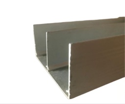 [1588] RIELES ALU. P/CLOSETS (SUP+INF) FASCIA  DOS PTAS L=4MT. USO COD-1586
