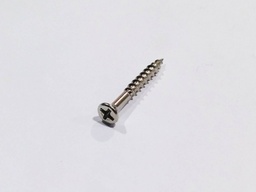 [1187] TORNILLO PB NIQ 6X1-1/4" Union por la cara del tablero de 18mm