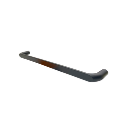 [2587] TIRADOR NEGRO MATE BARRA PLANO I=224MM