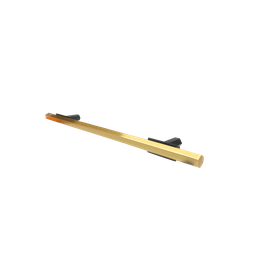 [2590] TIRADOR DORADO BARRA HEXAGONAL I=160MM
